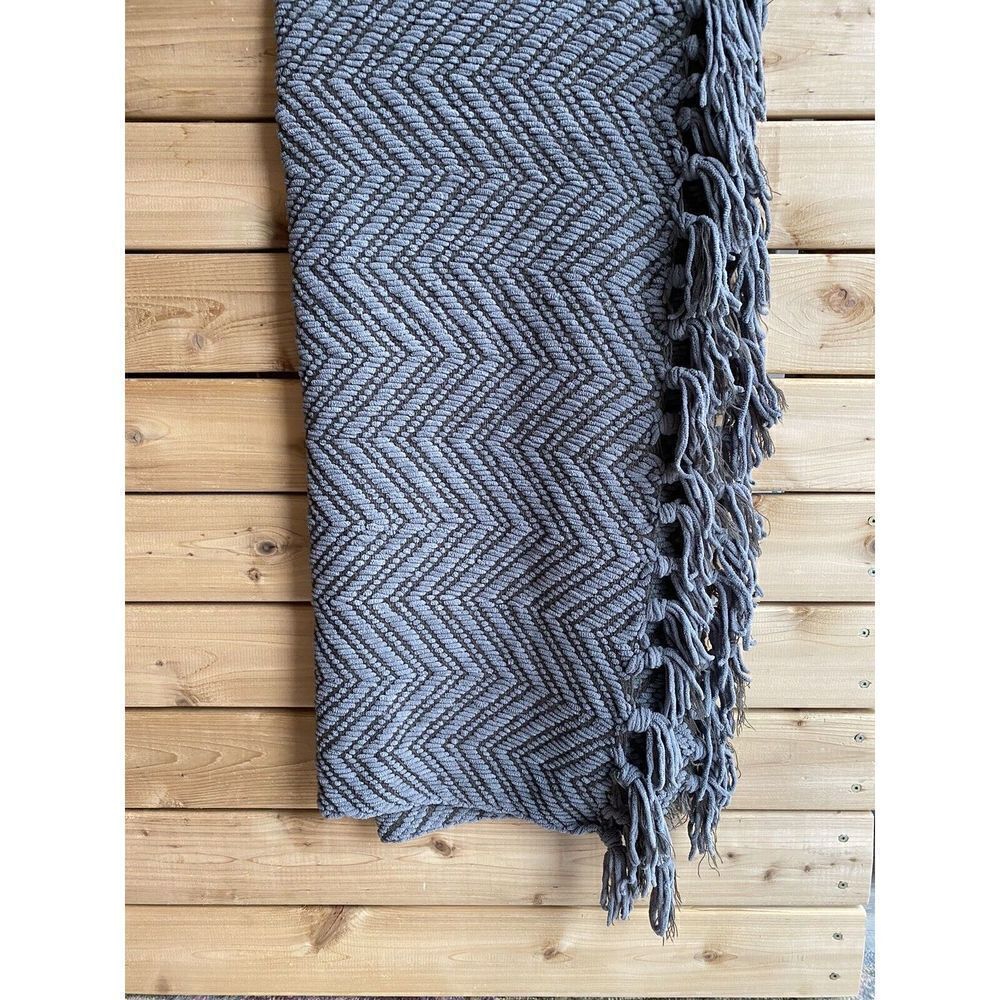 Threshold Throw Blanket With Fringing